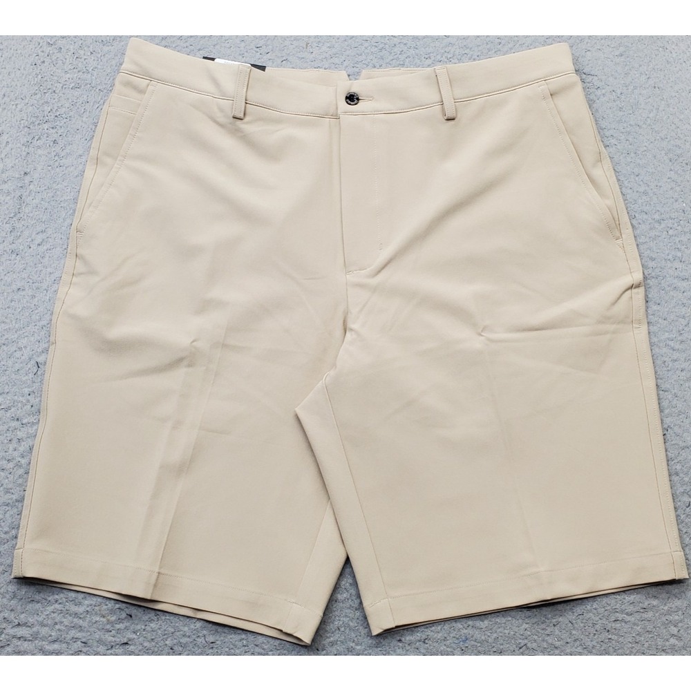 Dunning Golf Shorts Mens 35 Tan Player Fit Woven Performance Stretch D7S13H055